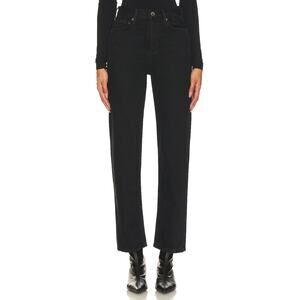 Agolde '90s' Black Pinch Waist High Rise Straight Denim Jean Size 26